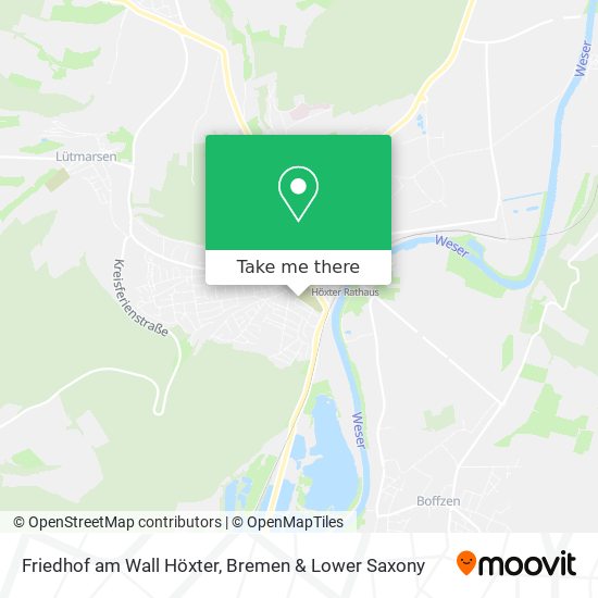 Friedhof am Wall Höxter map