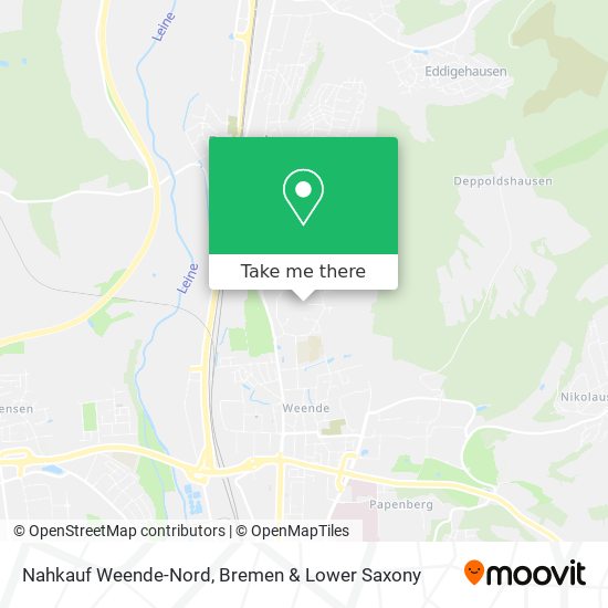Nahkauf Weende-Nord map