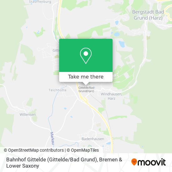 Bahnhof Gittelde (Gittelde / Bad Grund) map