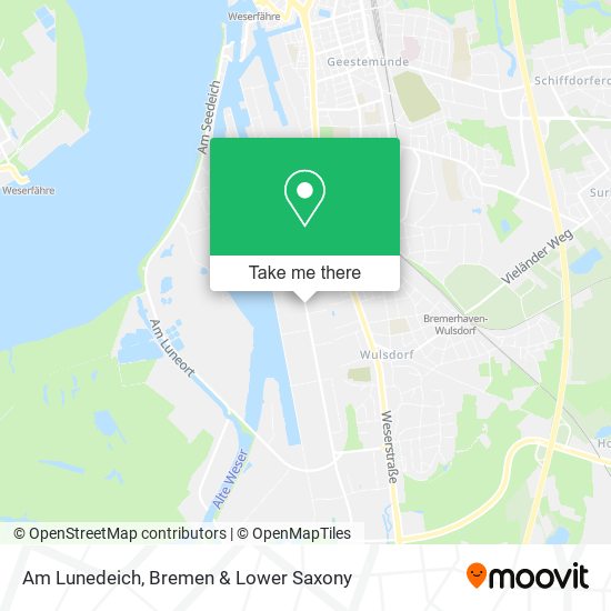 Am Lunedeich map