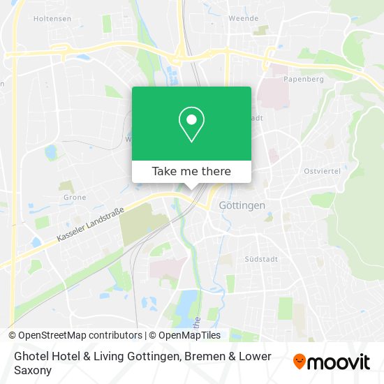 Ghotel Hotel & Living Gottingen map