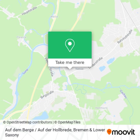Auf dem Berge / Auf der Hollbrede map