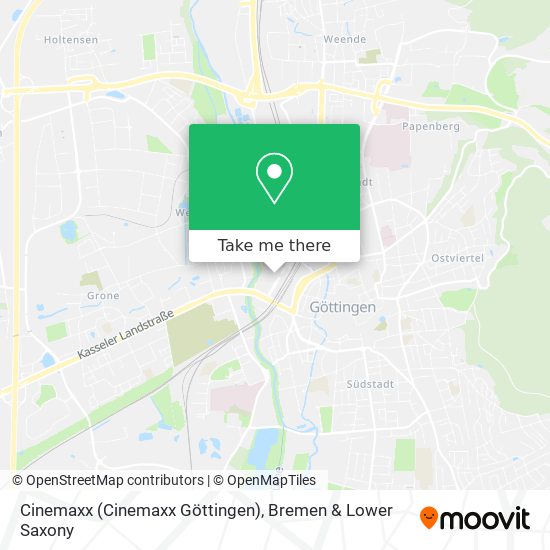 Cinemaxx (Cinemaxx Göttingen) map