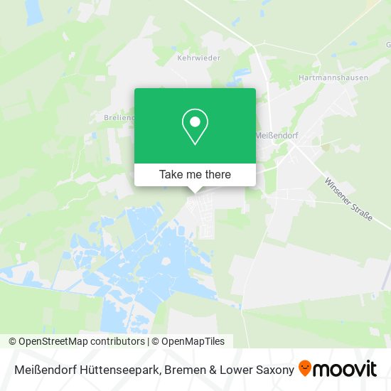 Meißendorf Hüttenseepark map