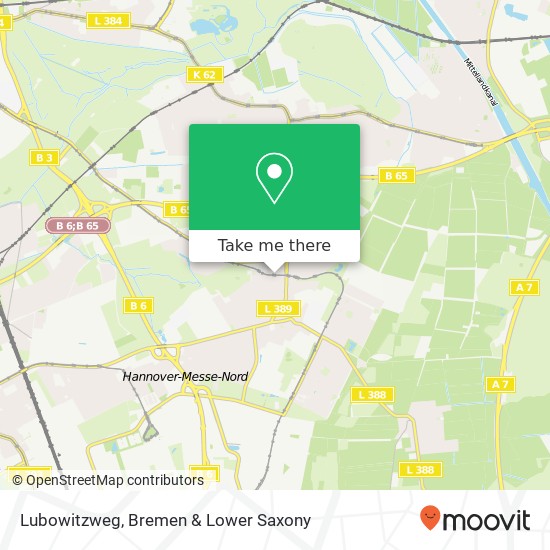 Lubowitzweg map