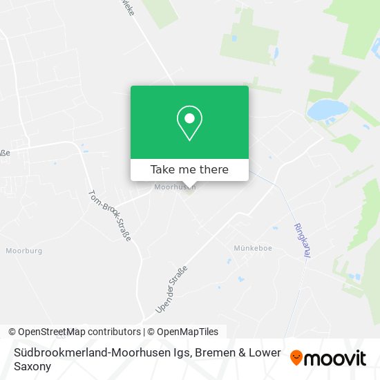 Südbrookmerland-Moorhusen Igs map
