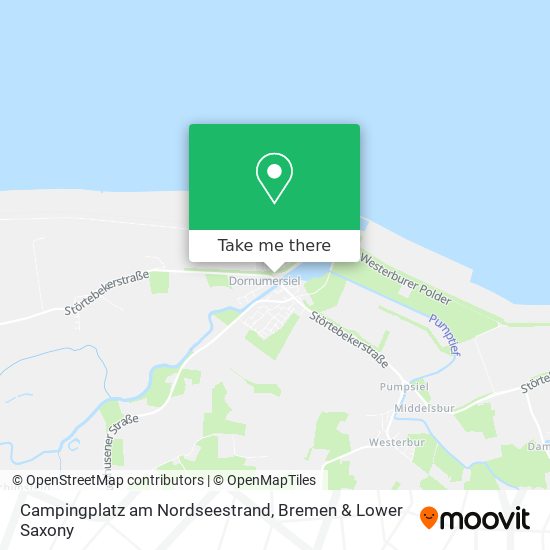 Campingplatz am Nordseestrand map