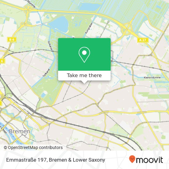 Карта Emmastraße 197