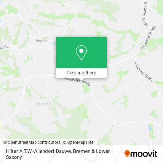 Hilter A.T.W.-Allendorf Dauwe map