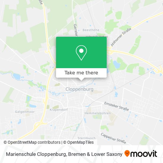 Marienschule Cloppenburg map