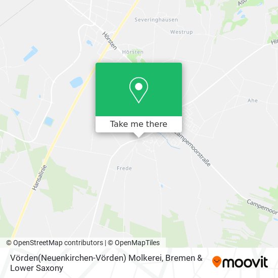 Vörden(Neuenkirchen-Vörden) Molkerei map