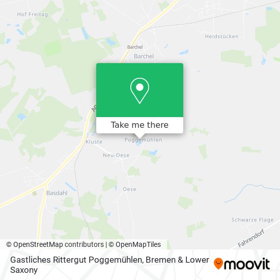 Gastliches Rittergut Poggemühlen map