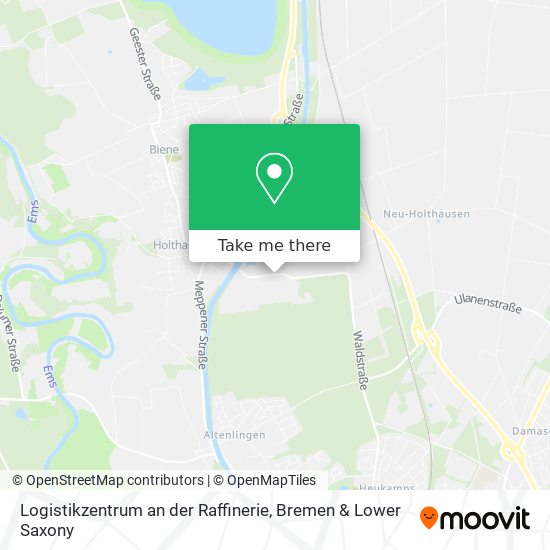 Logistikzentrum an der Raffinerie map
