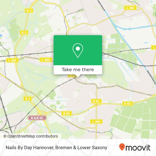 Nails By Day Hannover map