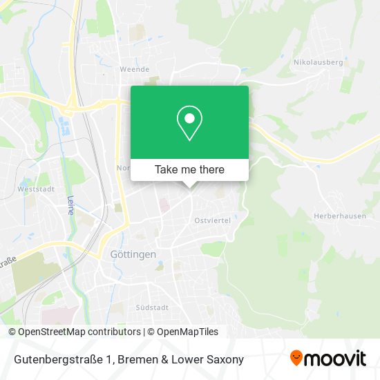 Gutenbergstraße 1 map