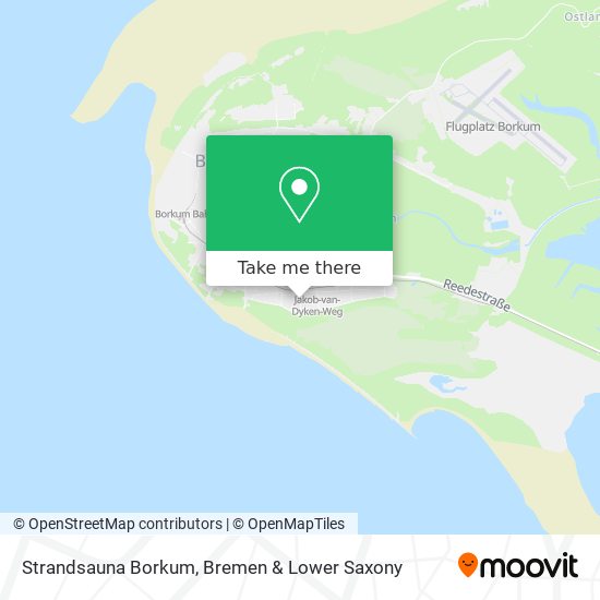 Strandsauna Borkum map