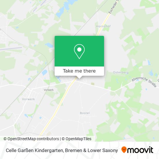 Celle Garßen Kindergarten map