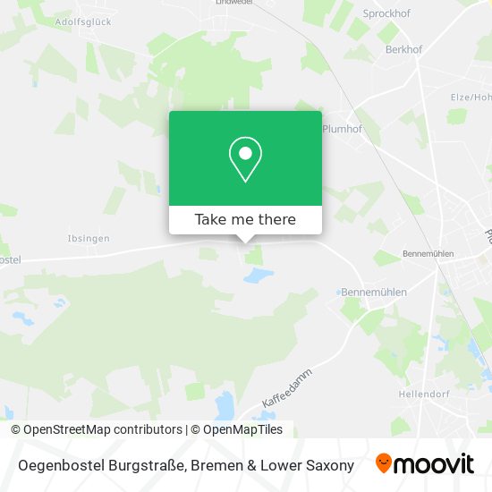 Oegenbostel Burgstraße map