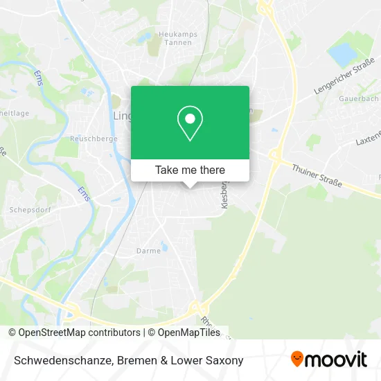 Карта Schwedenschanze