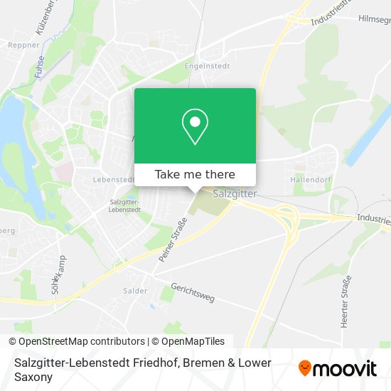 Карта Salzgitter-Lebenstedt Friedhof