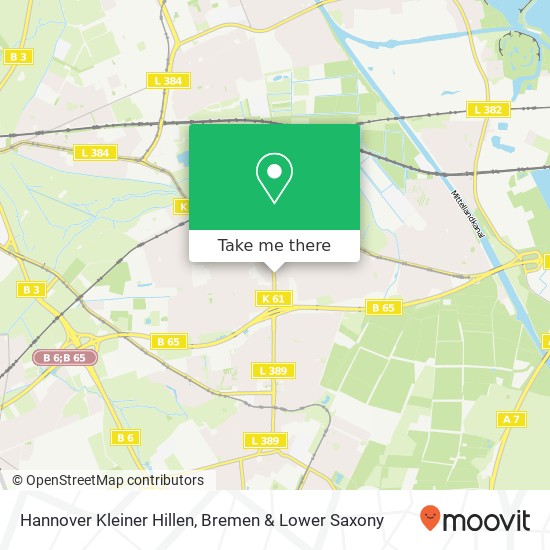 Hannover Kleiner Hillen map