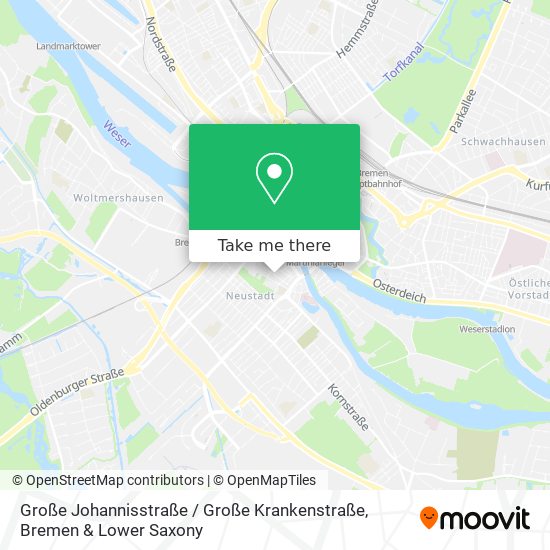 Große Johannisstraße / Große Krankenstraße map