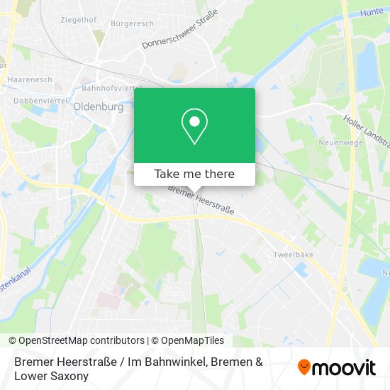 Карта Bremer Heerstraße / Im Bahnwinkel