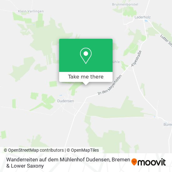 Wanderreiten auf dem Mühlenhof Dudensen map