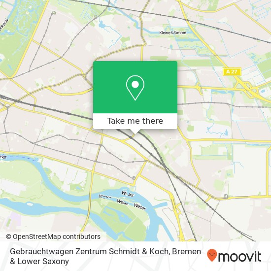 Gebrauchtwagen Zentrum Schmidt & Koch map