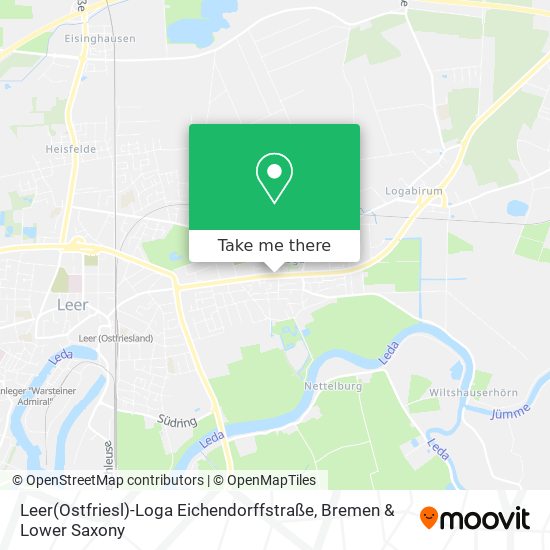 Leer(Ostfriesl)-Loga Eichendorffstraße map
