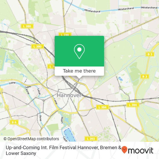 Up-and-Coming Int. Film Festival Hannover map