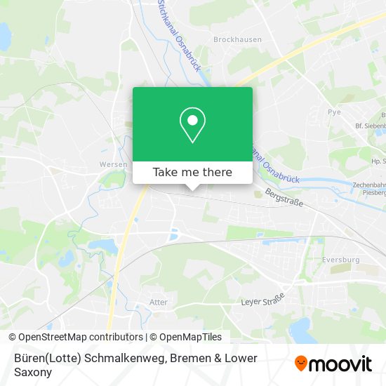 Büren(Lotte) Schmalkenweg map
