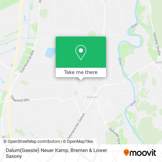 Dalum(Geeste) Neuer Kamp map