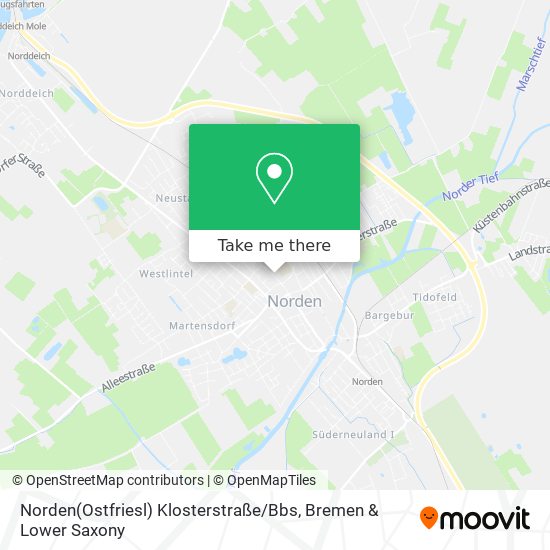 Norden(Ostfriesl) Klosterstraße / Bbs map
