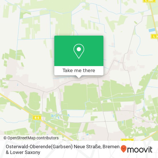 Osterwald-Oberende(Garbsen) Neue Straße map