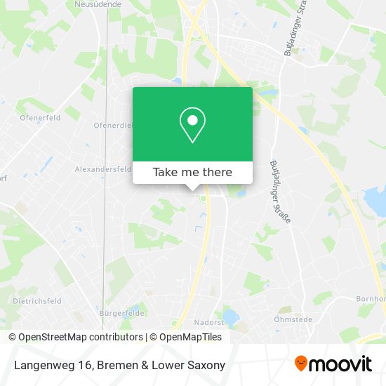 Langenweg 16 map