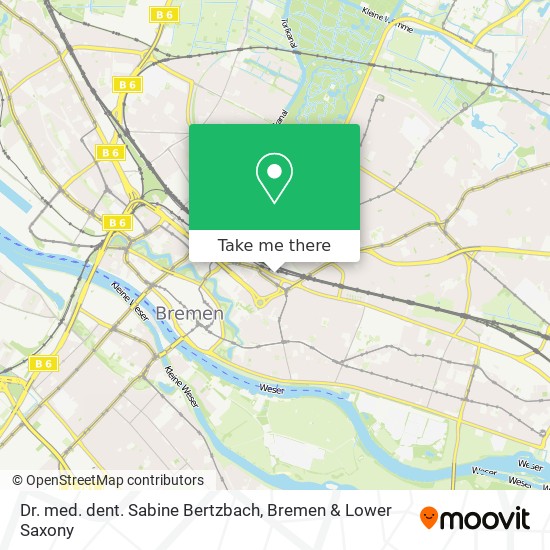 Dr. med. dent. Sabine Bertzbach map