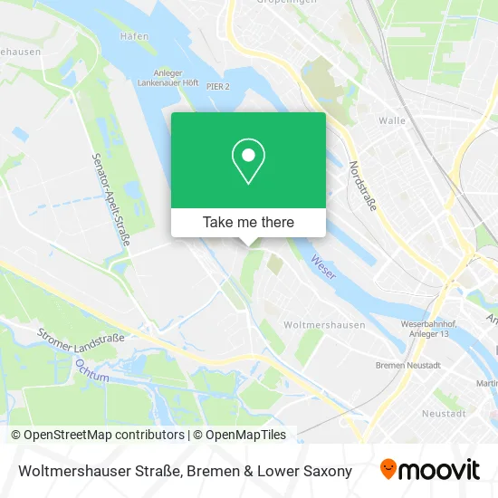 Woltmershauser Straße map