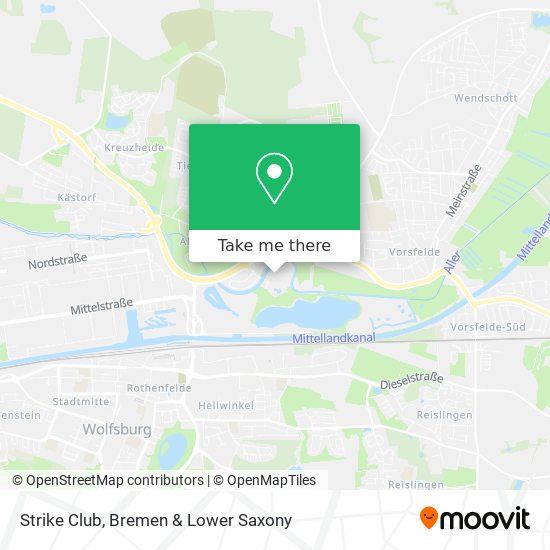 Strike Club map