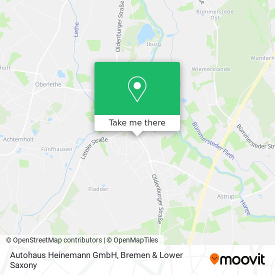 Autohaus Heinemann GmbH map