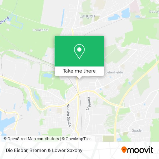 Die Eisbar map