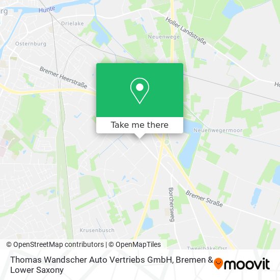 Thomas Wandscher Auto Vertriebs GmbH map