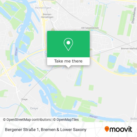 Bergener Straße 1 map