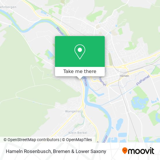Hameln Rosenbusch map