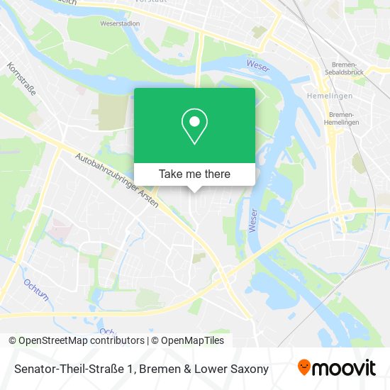Senator-Theil-Straße 1 map