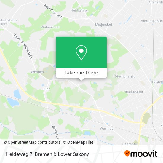 Heideweg 7 map