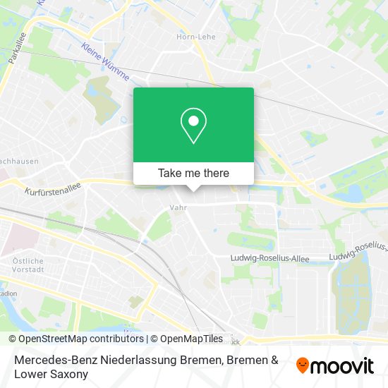 Mercedes-Benz Niederlassung Bremen map