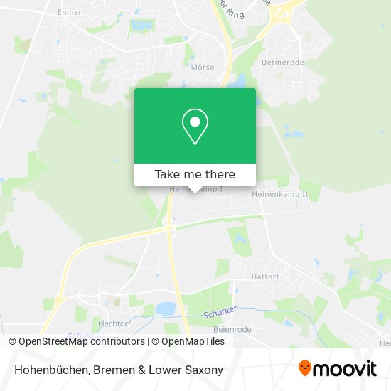 Hohenbüchen map