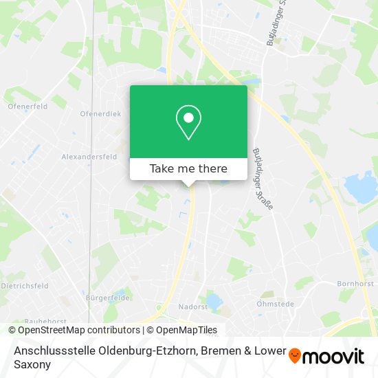 Anschlussstelle Oldenburg-Etzhorn map