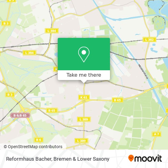 Карта Reformhaus Bacher